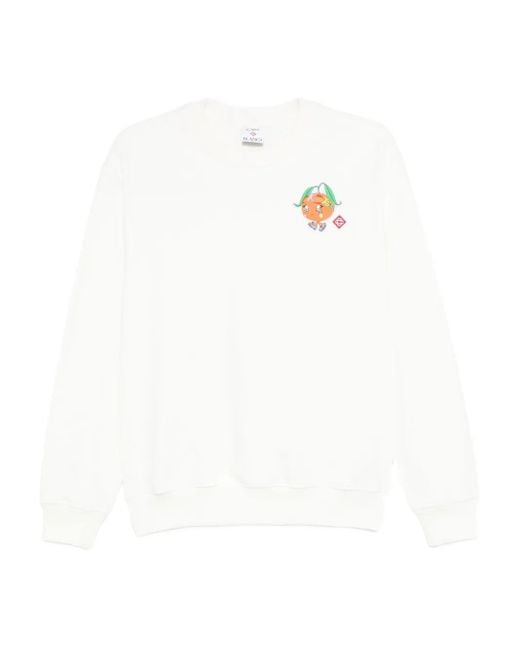 Casablanca ロゴ スウェットシャツ White