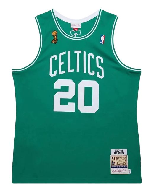 Mitchell & Ness Green X Nba Boston Celtics 2007-08 Ray Allen Jersey for men