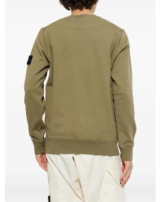 Stone Island Pullover Mit Logo-Patch in Green für Herren