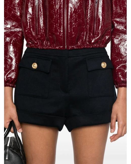 Tom Ford Black Felted Shorts