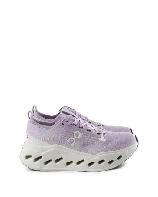 On Shoes Purple Cloudtilt Low-Top Running Sneakers