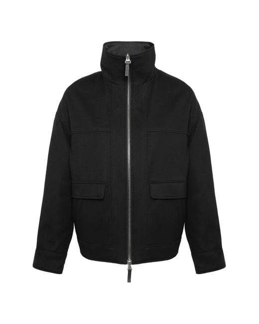 Yves Salomon Black Reversible Jacket for men
