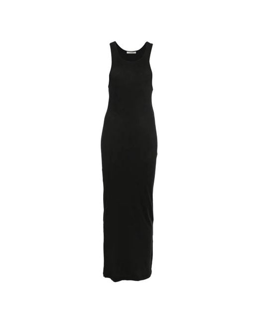 Entire studios Black Racerback Maxi Dress