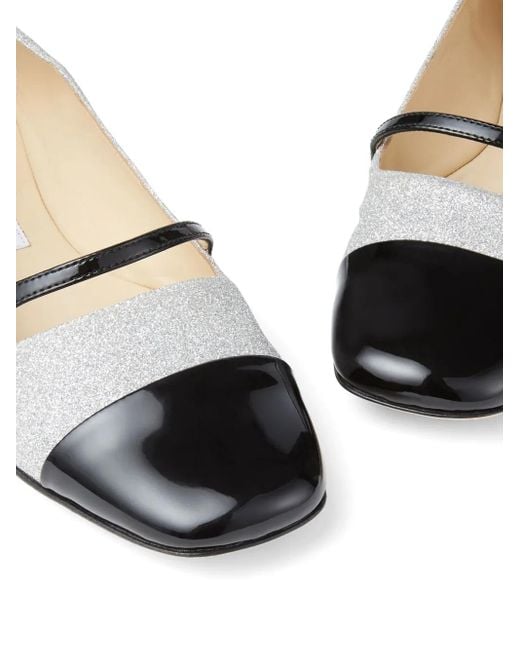 Ballerine Elisa di Jimmy Choo in Metallic