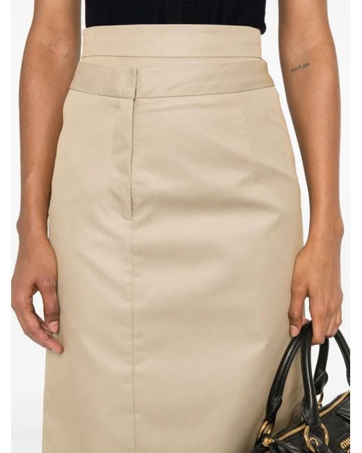 ShuShu/Tong Natural Twill Midi Dress