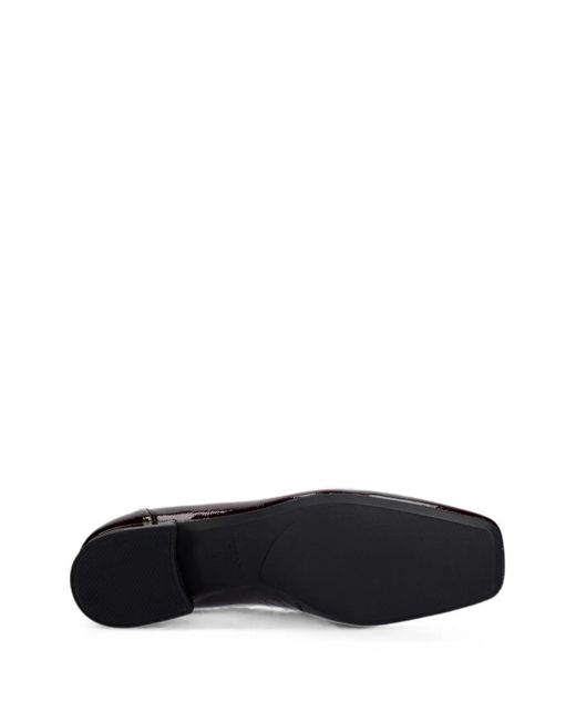 Vagabond White Debbi Square-Toe Loafers