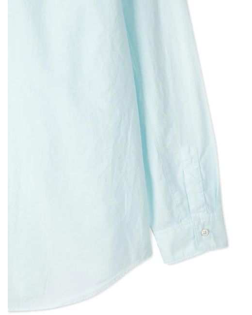 メンズ MAN ON THE BOON. Button-up Long-sleeve Shirt Blue