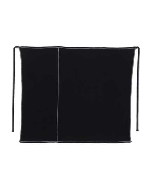 Baserange Black Brig Wrap Skirt