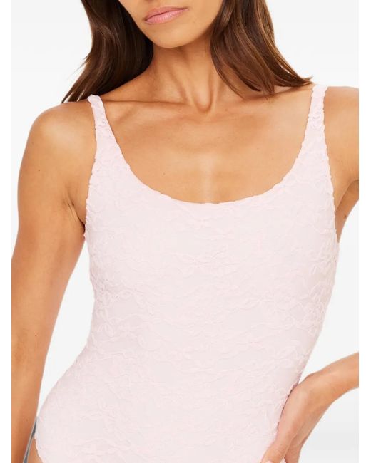 The Upside Pink Pointe Scoop-Neck Bodysuit