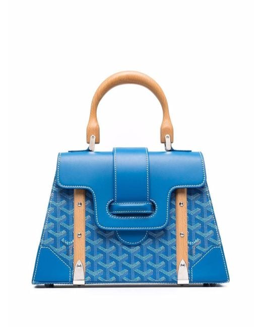 Mini sac Saignon Goyard en coloris Blue