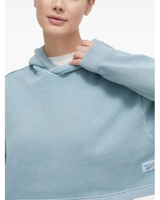 Sudadera Corta Con Capucha Reebok de color Blue