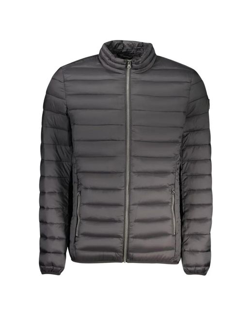 Marina Yachting Gray Veste Matelassée À Fermeture Zippée for men
