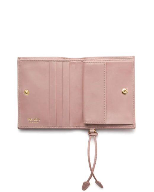 Prada Pink Small Leather Wallet