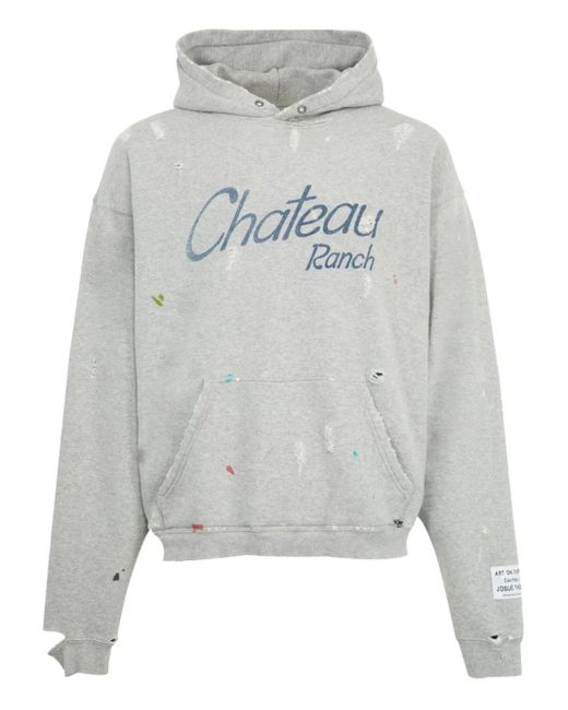メンズ GALLERY DEPT. ホースシュープリント パーカー Gray