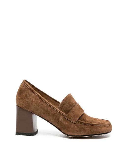 SERGIO MORETTI FIRENZE Brown Suede Pumps
