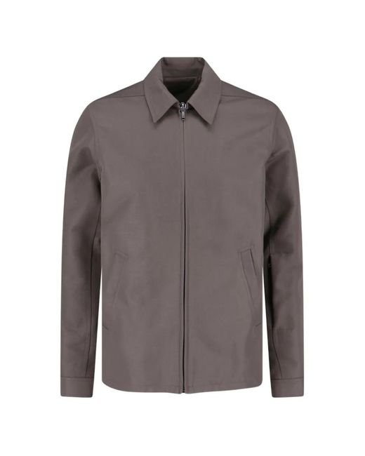 Rick Owens Brown Jumbo Faun Snap-Closures Shirt for men