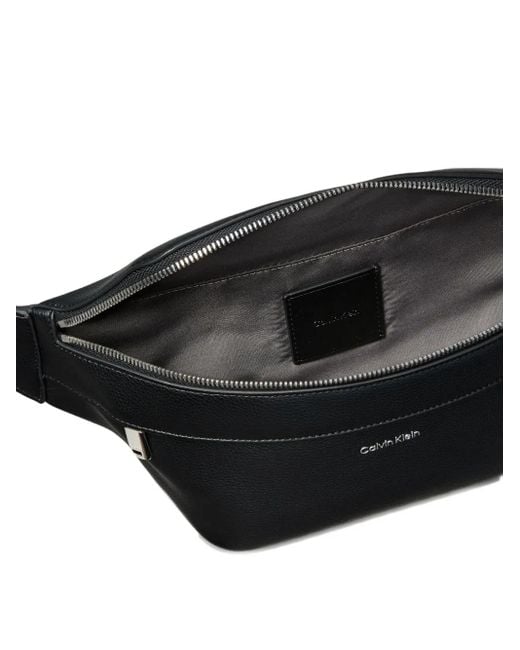 Calvin Klein Black Zip-Fastening Belt Bag for men
