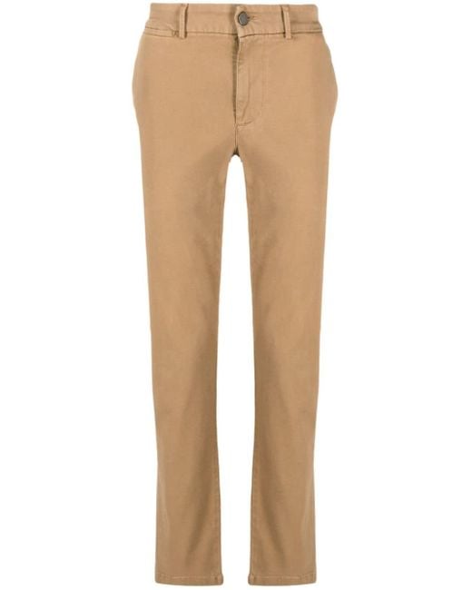 7 For All Mankind Slim-fit Chino in het Natural voor heren