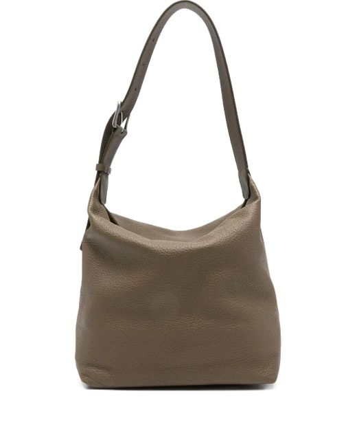 The Row Brown Isa Buckle-Fastening Leather Shoulder Bag