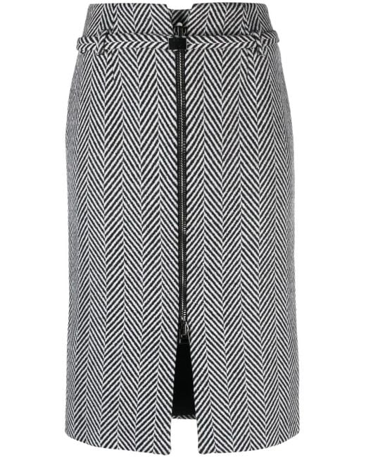 Tom Ford Gray Pencil Skirts