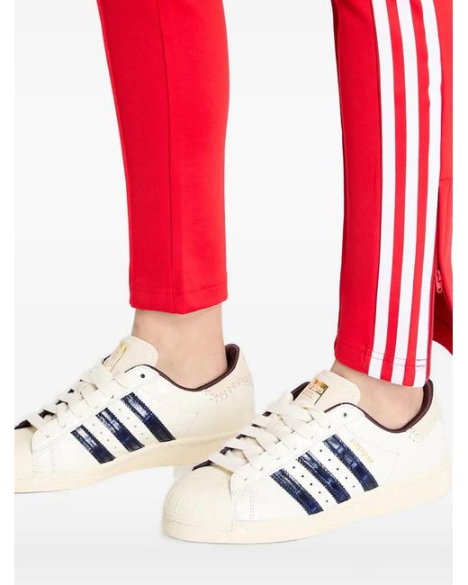 Adidas Red Adicolor Sst Track Pants