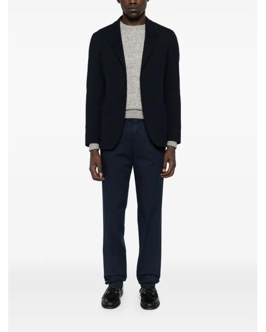 Lardini Black Two-Button Blazer for men