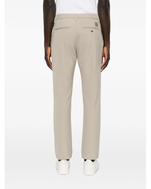 Jacob Cohen White Logo-Plaque Trousers for men