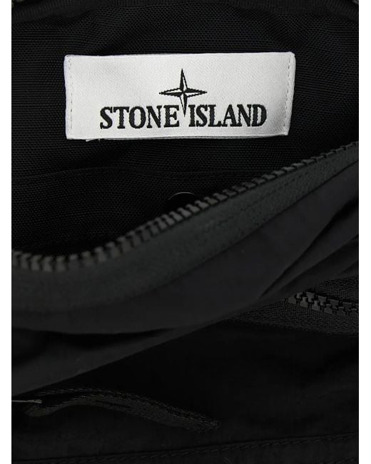 Stone Island Black 9200015 Coated Nylon Metal for men