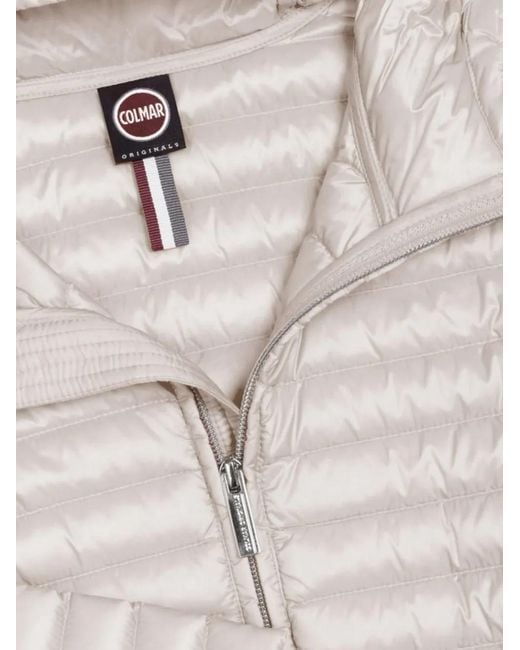 Colmar White Hooded Short Jacket