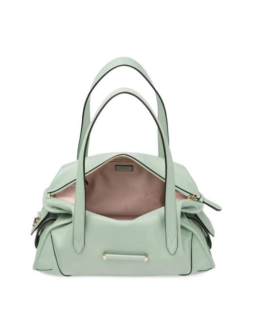 Jimmy Choo Green Medium Bar Holdall
