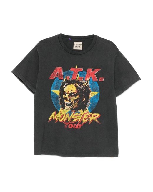 GALLERY DEPT. Atk Monster Tour T-Shirt in Black for Men | Lyst