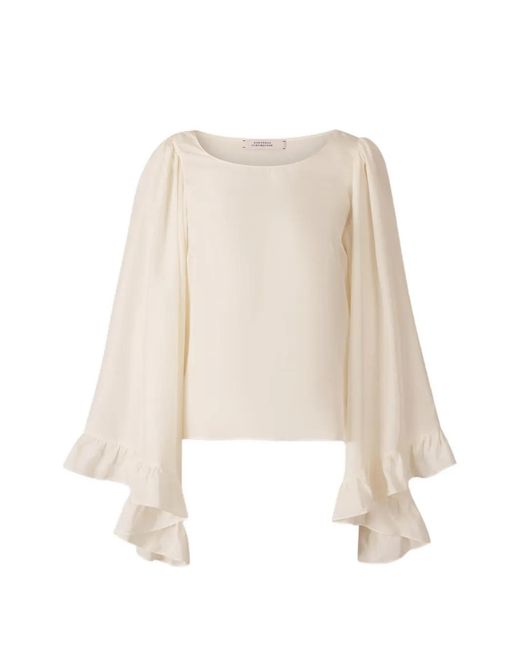 Dorothee Schumacher White Ruffled Blouse