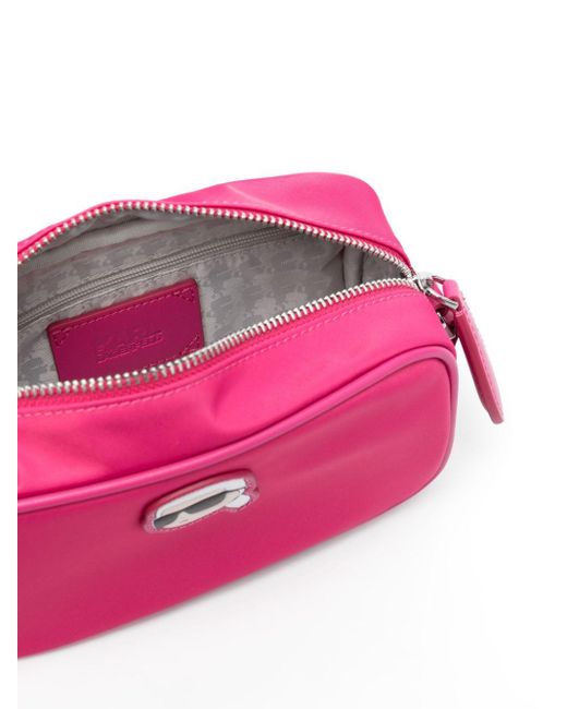 Karl Lagerfeld K/ikonik Zipfastening Camera Bag in Pink Lyst