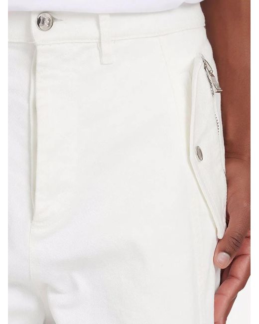 Vaqueros Cargo Ajustados Balmain de hombre de color White