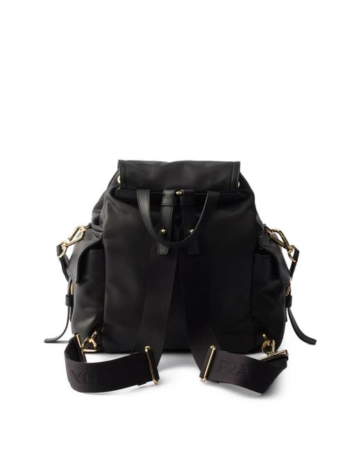 Prada Black Explore Medium Nappa Leather Backpack