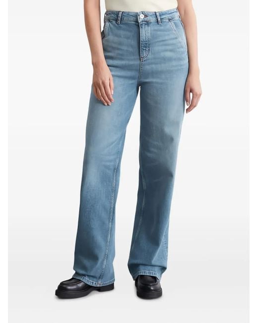 Marc O' Polo Blue Logo-Patch Jeans