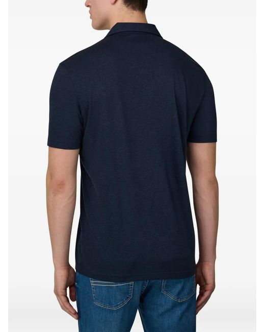 T-Shirt À Col V Boggi pour homme en coloris Blue
