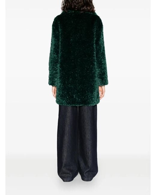 Herno Green Teddy Coat