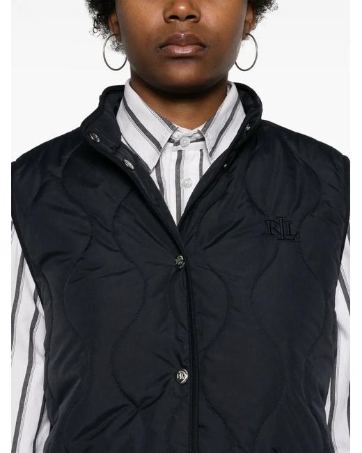 Ralph Lauren Black Quilted Padded Gilet