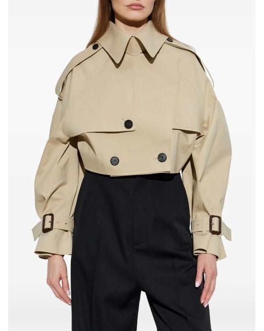 Givenchy Natural Cropped Double-Breasted Jacket