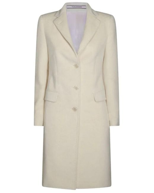 Tagliatore Natural Single-Breasted Coat
