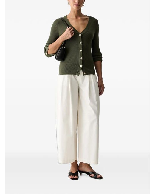 Guess Green Button-Up Cardigan