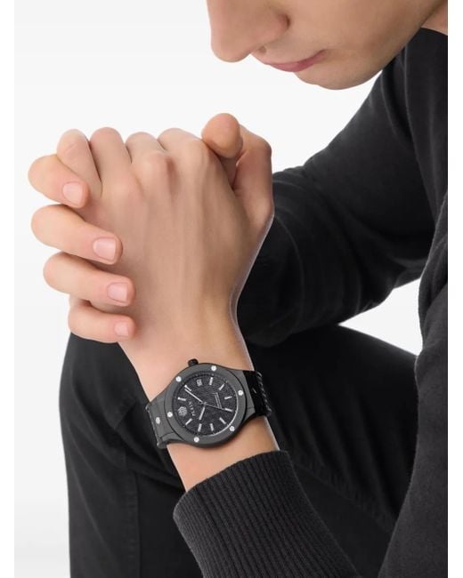 Philipp Plein Black Underdog 44Mm for men