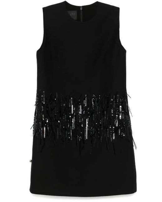 Valentino Garavani Black Crepe Mini Dress