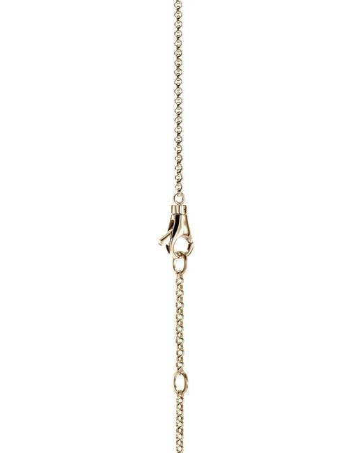 John Hardy Metallic 14K Spear Station Diamond Necklace