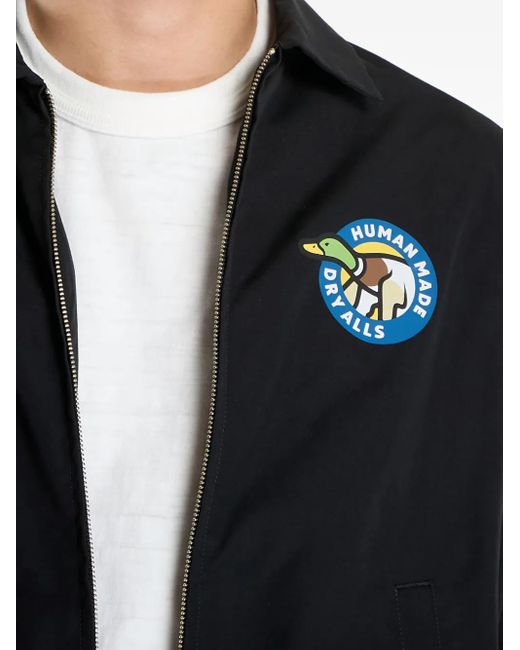 Human Made Black Drizzler Zip Jacket for men