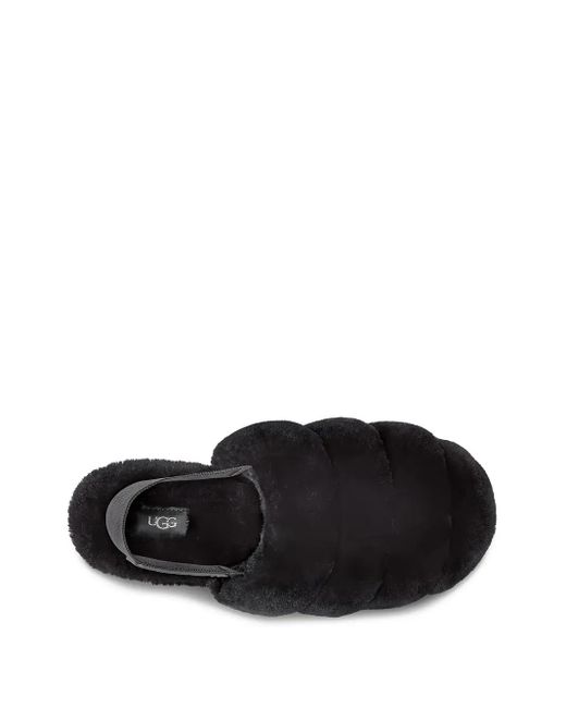 Ugg Black Super Fluff Slippers