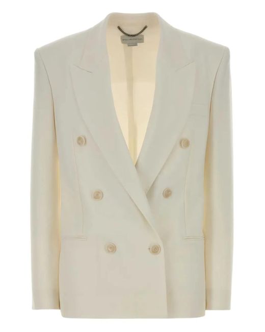 Stella McCartney Natural Tailoring Db Canvas Jacket