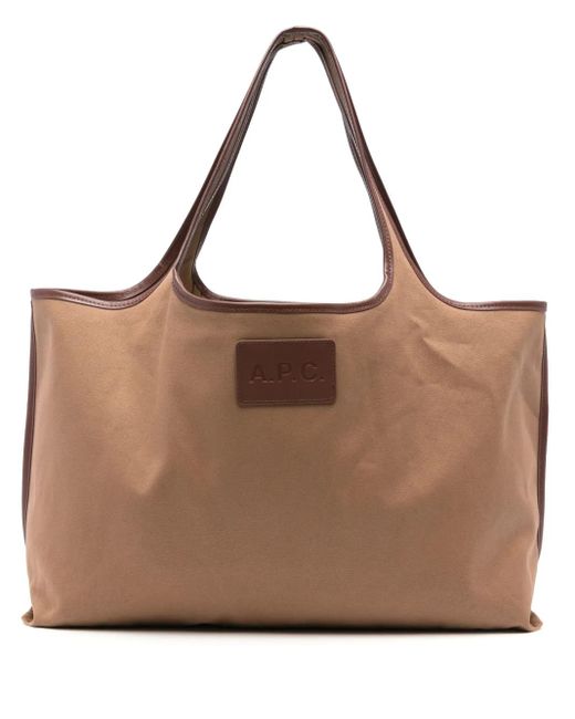 A.P.C. Brown Cabas Harper Bags