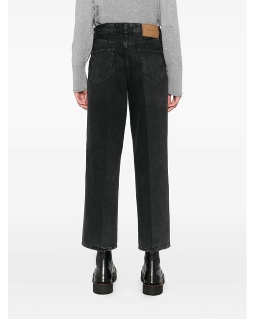 Jacob Cohen Jeans Met Persplooi in het Black